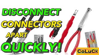 37960 Electrical Disconnect Wire Connectors Pliers Kit for Auto Repair, Car Plug Remove with Pry Bar