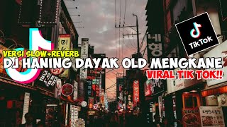 DJ Haning Dayak Old Mengkane Viral tik tok (slow+reverb)