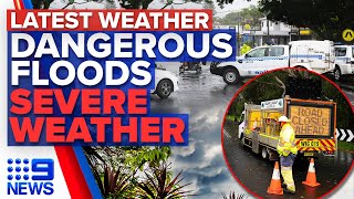 NSW and Queensland in firing line as 'band of rain and thunderstorms' loom | 9 News Australia