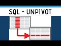 SQL Unpivot and more