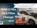 $40 DIY BMW i3 REx Oil & Filter Change (2016 MY)