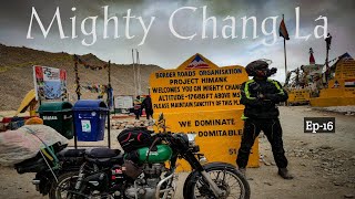 Chang La তে আবার Bike গেল আটকে || Ep-16 || Pangong To Karu || Kolkata To Ladakh