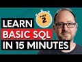 Learn Basic SQL in 15 Minutes (PART 2/3) | Creating Tables | SQL Tutorial | Business Intelligence