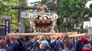 深川神明宮例大祭2015 宮神輿渡御【常盤二丁目】その２