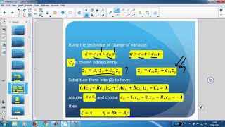 Persamaan Diferensial Parsial Linear Orde 1