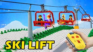 Inside a Ski Resort: The IMPOSSIBLE LEGO Ski Lift That Actually Exists