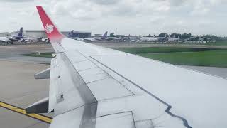 Boeing 737-8 Thai Lion Air  SL646  take off from Bangkok Donmueang (DMK)  to Khonkaen (KKC)