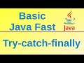 Try-catch-finally blocks for exception handling - Basic Java Fast (42)