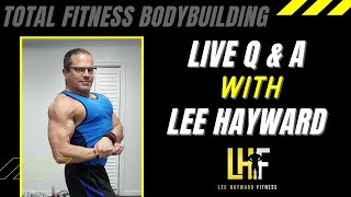 LIVE Chat - March 11 - Fitness & Nutrition Q & A with Lee Hayward
