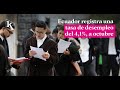 Ecuador cerraría el año con la tasa más baja de desempleo de América del Sur