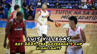 Luis Villegas ROS 2024 PBA Governor's Cup Highlights