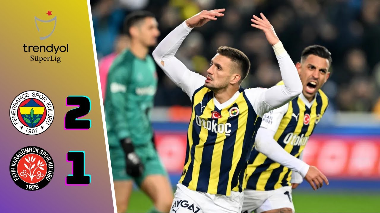 Fenerbahçe 2-1 Fatih Karagümrük | OBJEKTİF - YouTube