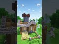 Minecraft:Starter Castle Tutorial Time lapse build🏰 #youtubeshorts #minecraft #shortvideo #trending