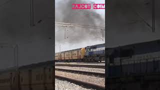 Rajkot Coimbatore Express With twin Loco