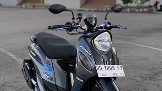 INSPIRASI MODIFIKASI YAMAHA FINO AUTO DILIRIK CEWE²😍