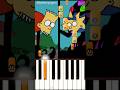 THE SIMPSONS GET ABSTRACTED?!  @badmryogurt - Piano Tutorial