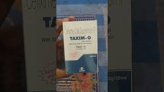 TAXIM-O Dry Syrup#Cefixime Oral Suspension IP#medicine with swaraj