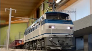 1/80 HO 16番 EF66 100番台中期型牽引貨物列車 @ soulyouline16さん