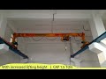 A specially designed EOT / Overhead Crane with increased lifting height | Single Girder Crane