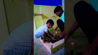 చెర్రీ చేపలతో ఎలా ఆడుతున్నాడో చూడండి ##shorts##ytshorts##viralvedios##trendingshorts