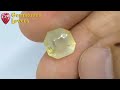 certified natural yellow sapphire 5.20 carat