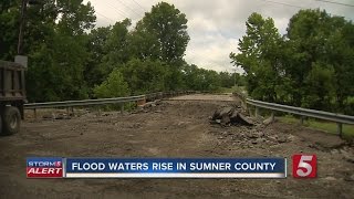 Several Roads Flooded In Sumner County