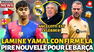 🚨URGENT! LAMINE YAMAL CONFIRME LA PIRE NOUVELLE POUR LE BARCELONE! CELA NE PEUT ÊTRE! ACTU BARCELONE