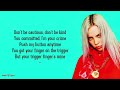 billie eilish copycat lyrics