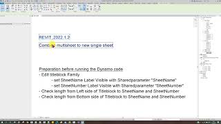 Dynamo Revit Combine Multi Sheets to New Single Sheet