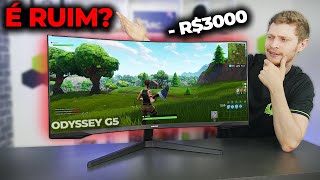 COMPREI O MONITOR GAMER ODYSSEY G5 DE 34 POLEGADAS E AINDA CURVO! ME ARREPENDI?