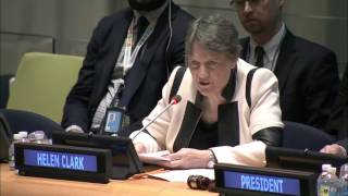 Helen Clark statement to the United Nations, New York