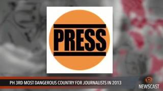 PH 3rd most dangerous country for journalists in 2013