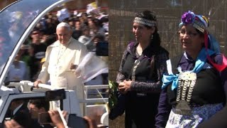 Mensaje del papa en tierra mapuche cala hondo entre fieles