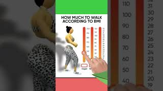 #How much to walk according to BMI #short #video