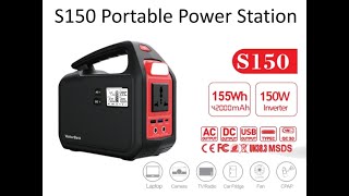 S150 portable power station / powerpack with lithium battery | CAMPING MALAYSIA