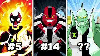 All 22 Aliens In Ben 10 Classic Ranked & Explained (Four Arms, Diamondhead..)