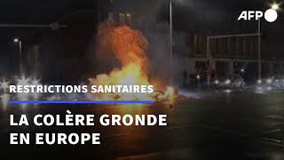 Covid : la colère gronde en Europe contre les restrictions sanitaires | AFP