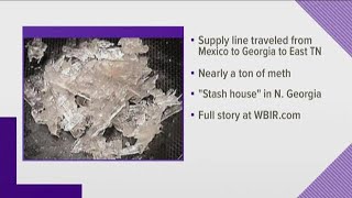 Six arrested after $13 million meth bust