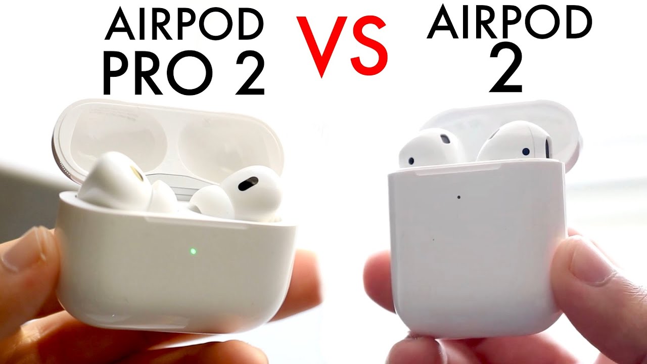 AirPods Pro 2 Vs AirPods 2! (Comparison) (Review) - YouTube