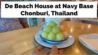 Dinner at De Beach House close to Sattahip Navy Base in Chonburi, Thailand