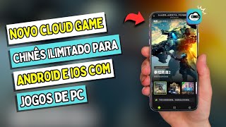 LANÇOU NOVO CLOUD GAME ILIMITADO 2025 COM JOGOS DE PC, PARA ANDROID E IOS 😱