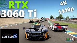 Project CARS 2: RTX 3060 Ti + Ryzen 7 5800X | 4K, 1440p