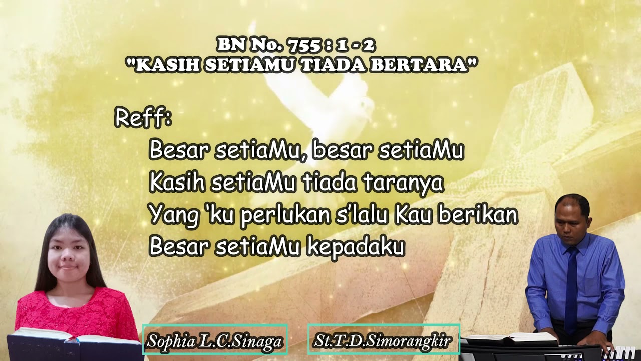 BUKU NYANYIAN HKBP NO. 755 - YouTube