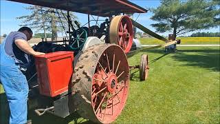 #50 Grad celebrates with running sawmill and steam engine