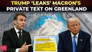 Macron-Trump clash in public over Greenland; US President ‘leaks’ private text of G7 meeting offer