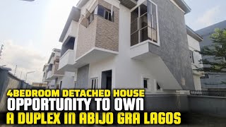 DISTRESSED SALE 4BEDROOM DUPLEX FOR SALE ABIJO GRA IBEJU-LEKKI LAGOS NIGERIA