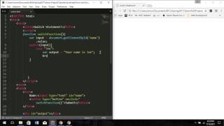 JavaScript Tutorial #8 Switch Statement
