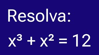 🔥 DESCUBRA a SOLUÇÃO: EQUAÇÃO POLINOMIAL de GRAU 3