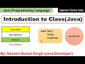 Introduction to Class in Java | Java Programming Language | Java