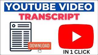 How To Get Transcript From Youtube (2024)